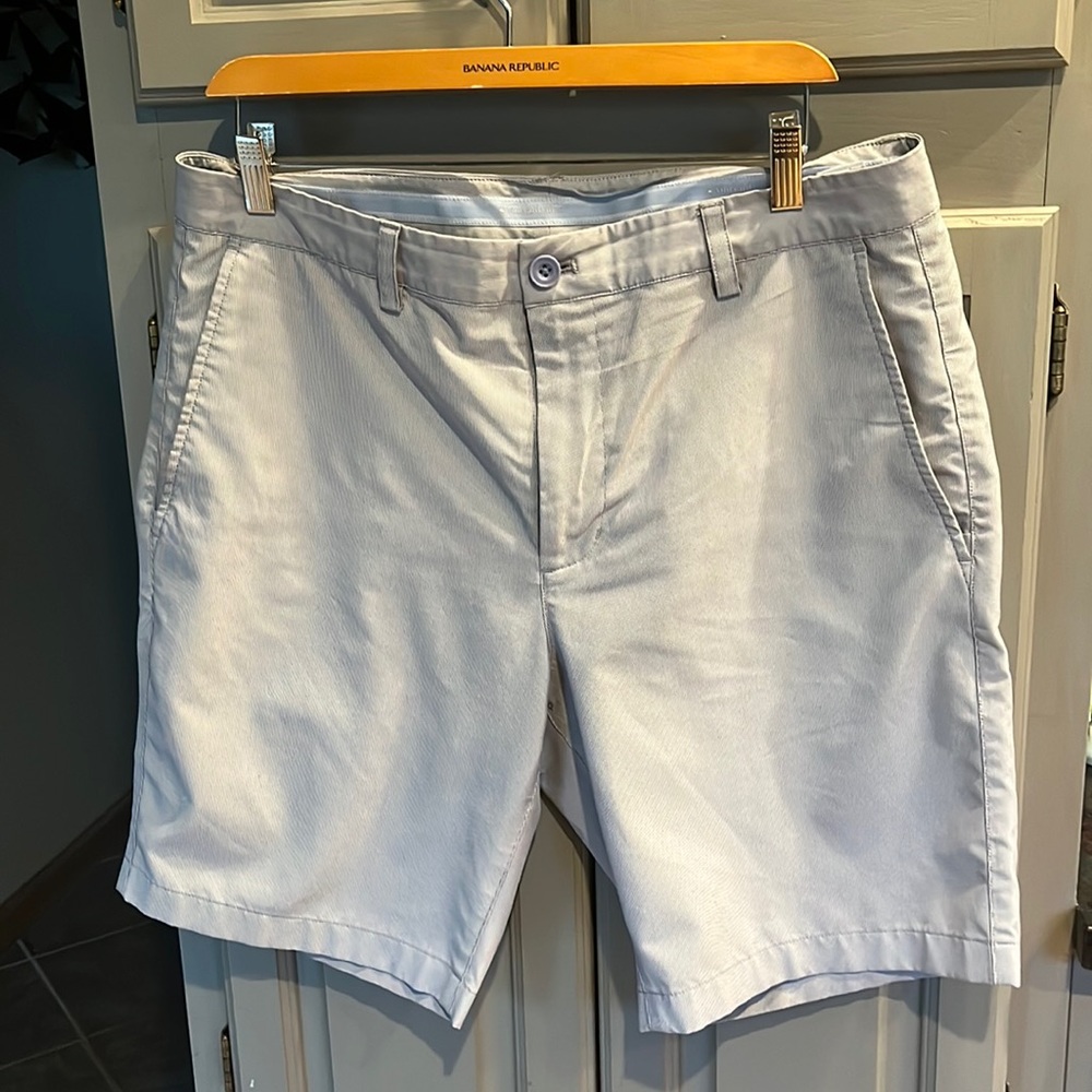 Vineyard vines golf shorts.